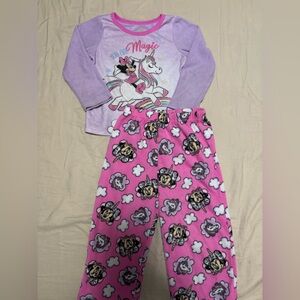 Unicorn Dreams Kids Pajamas - Pink and Purple